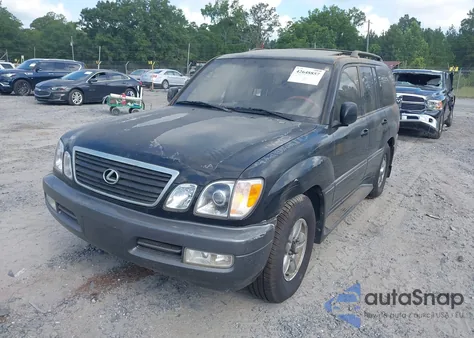 2001 Lexus Lx 470 из США, поврежденный, VIN JTJHT00W113502981